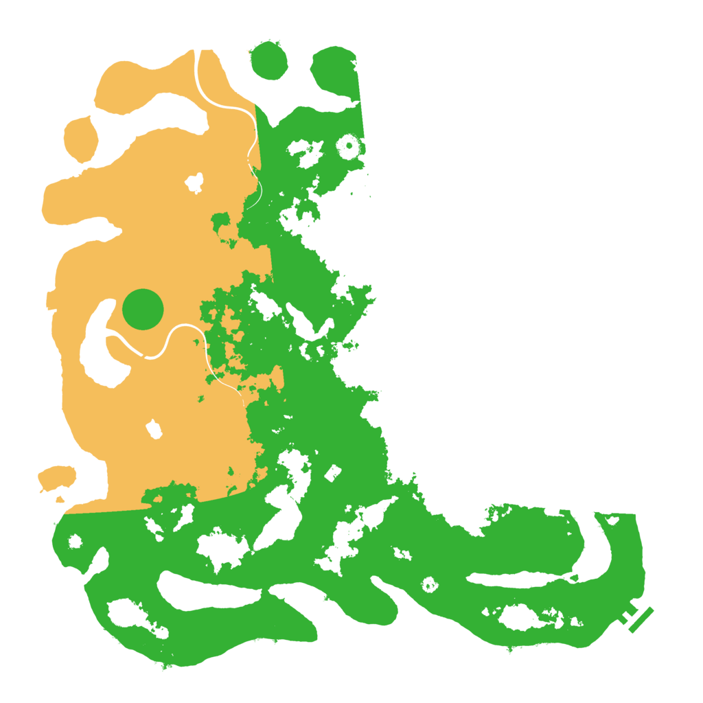 Biome Rust Map: Procedural Map, Size: 4500, Seed: 717693857