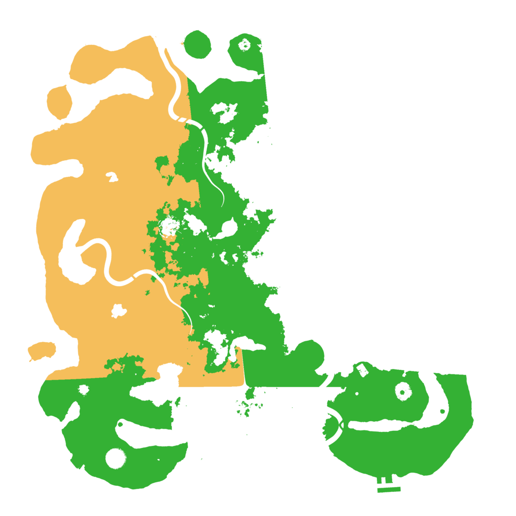 Biome Rust Map: Procedural Map, Size: 4500, Seed: 717693857