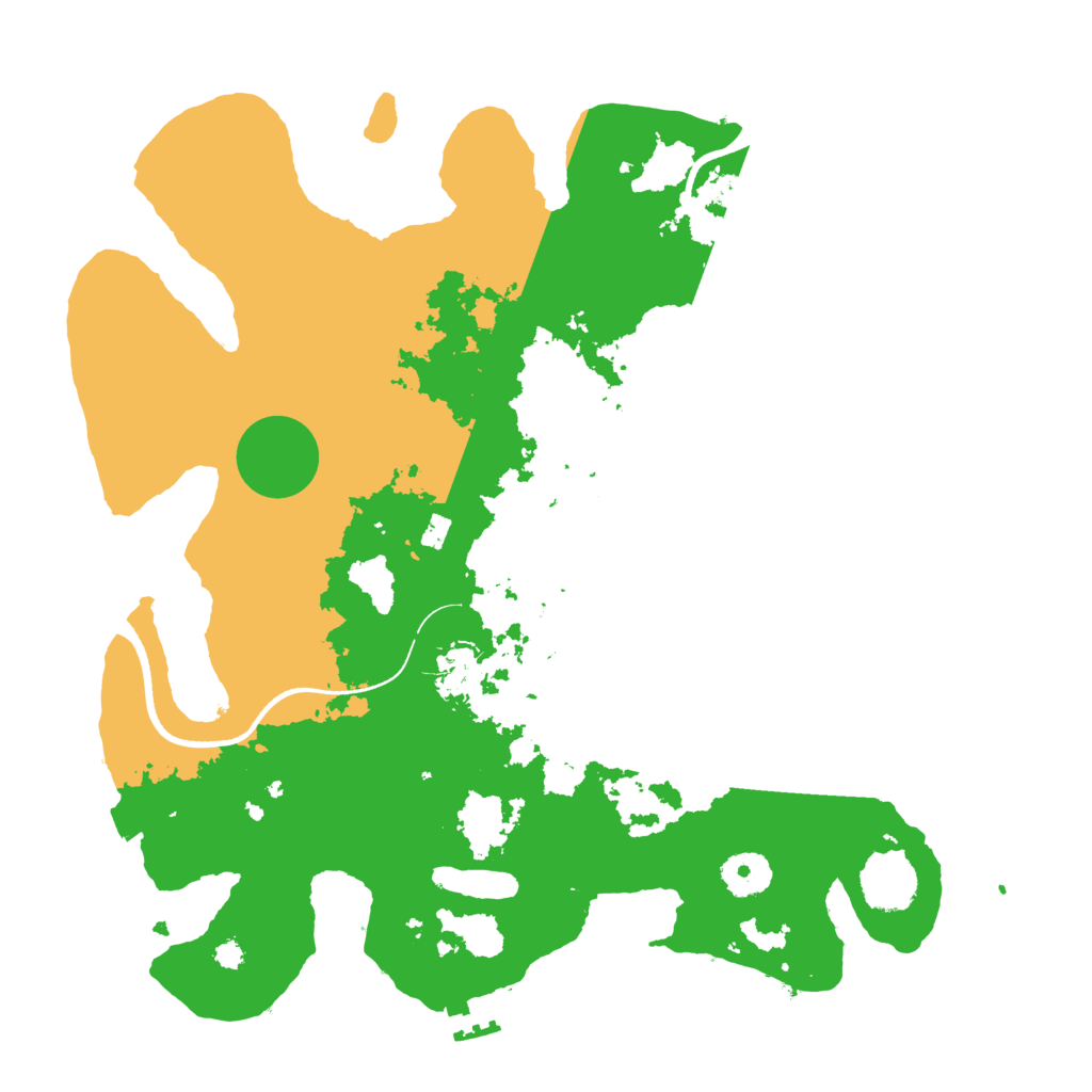 Biome Rust Map: Procedural Map, Size: 3500, Seed: 201698370