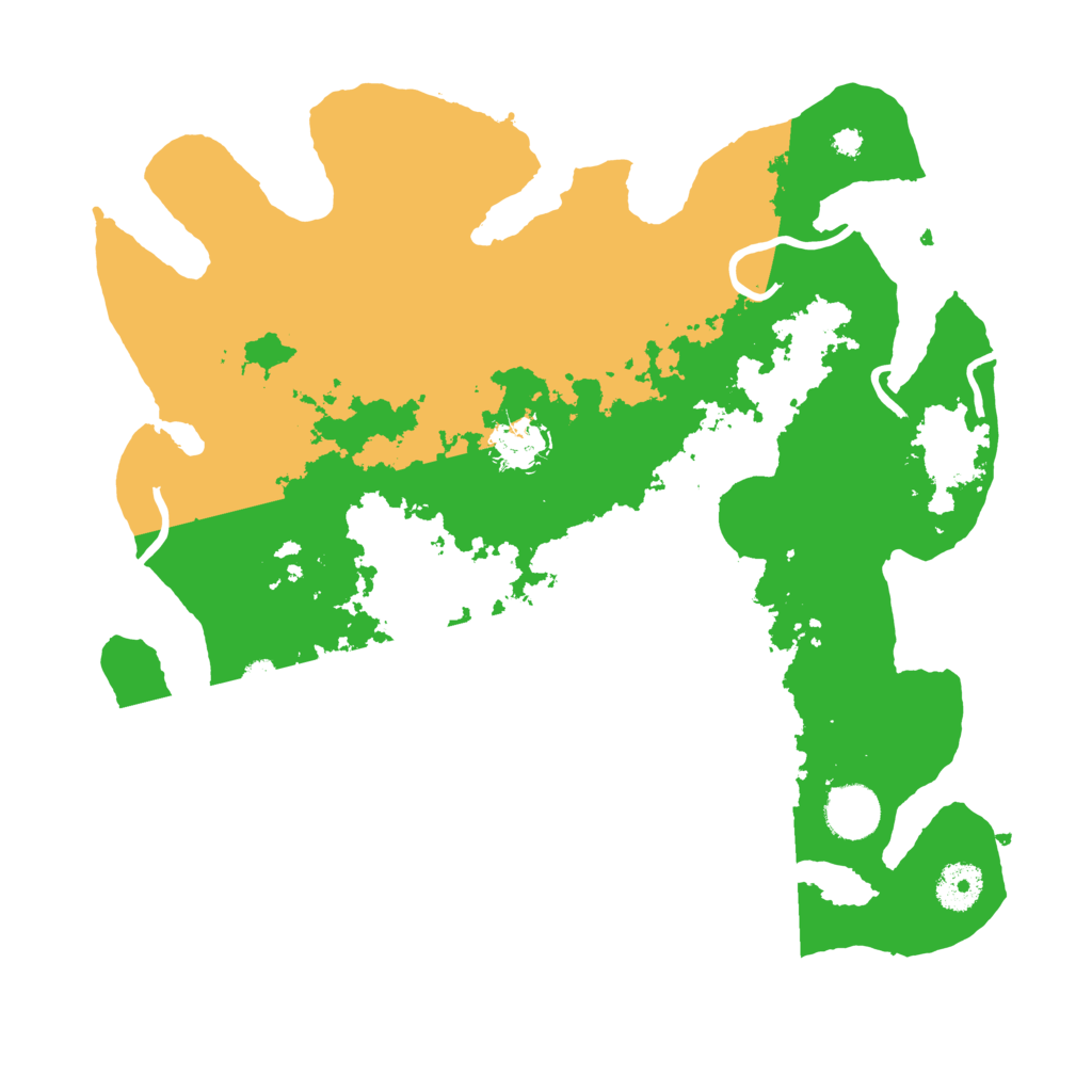 Biome Rust Map: Procedural Map, Size: 3500, Seed: 17046499