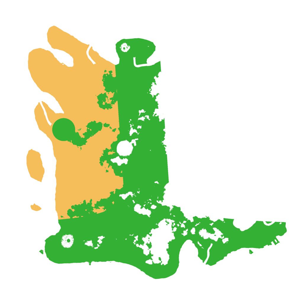 Biome Rust Map: Procedural Map, Size: 3500, Seed: 305739780