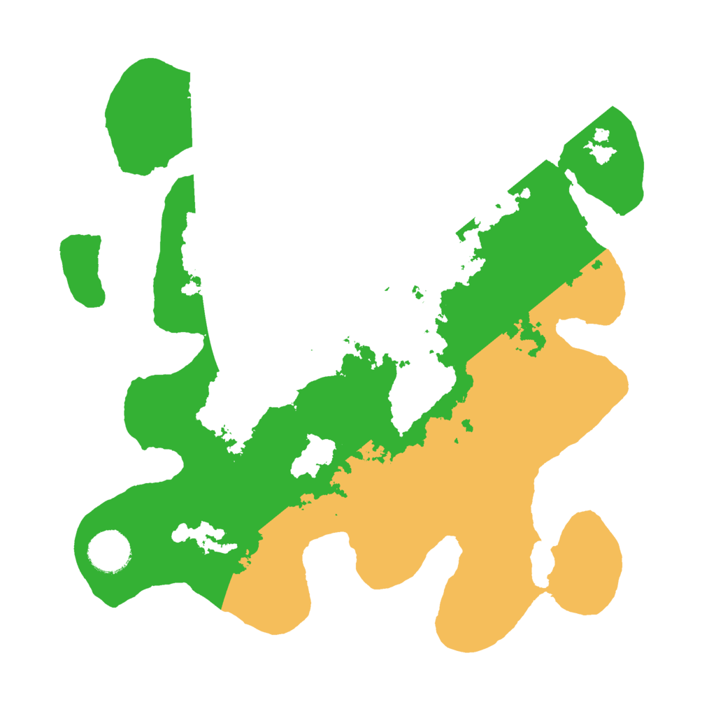 Biome Rust Map: Barren, Size: 3000, Seed: 23791