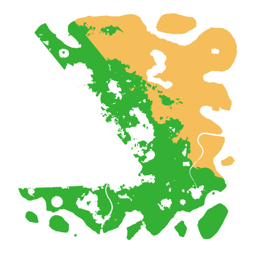 Biome Rust Map: Procedural Map, Size: 4000, Seed: 532960334