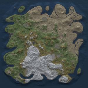 Thumbnail Rust Map: Procedural Map, Size: 4500, Seed: 680579728, 20 Monuments