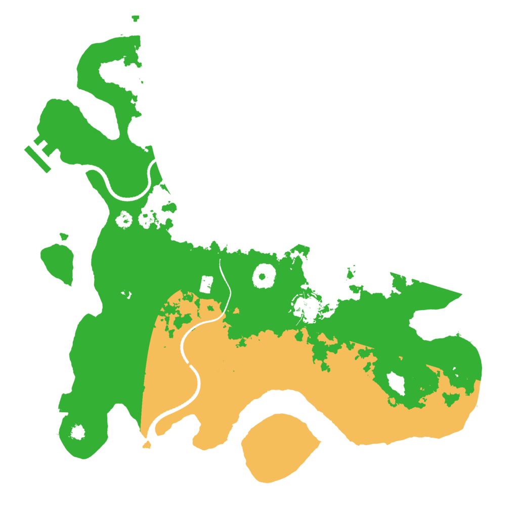 Biome Rust Map: Procedural Map, Size: 3200, Seed: 1973783664