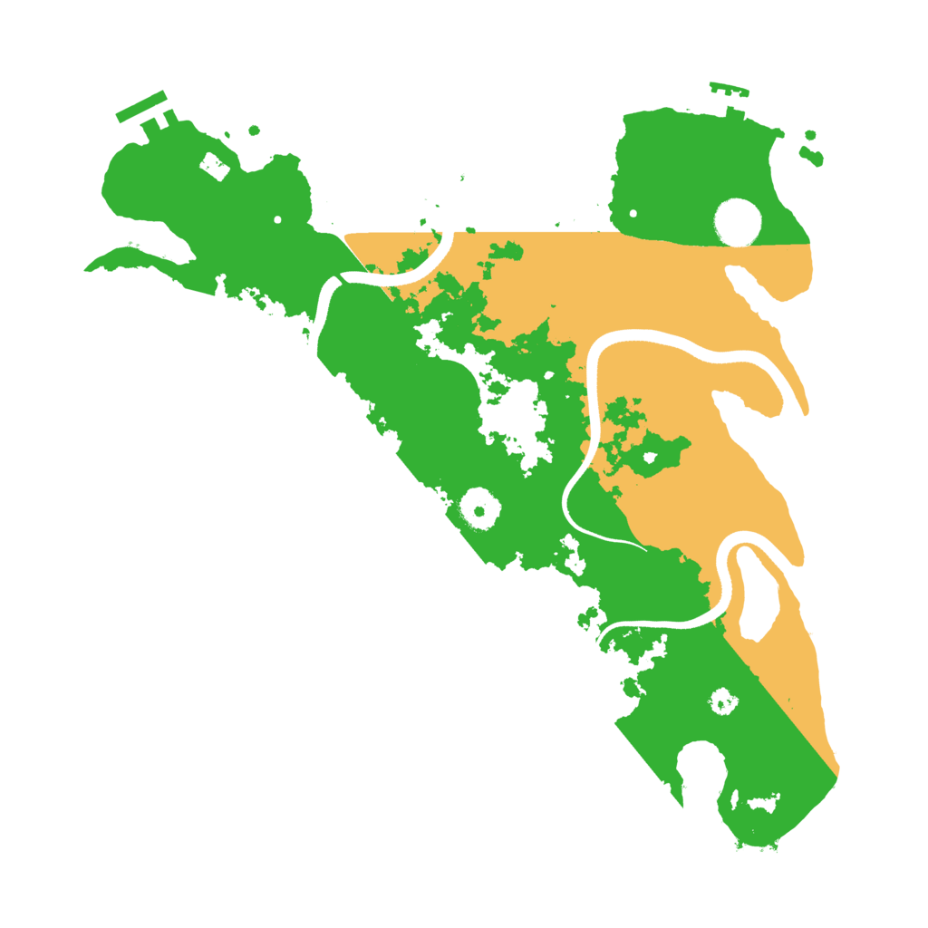 Biome Rust Map: Procedural Map, Size: 3500, Seed: 1653149928
