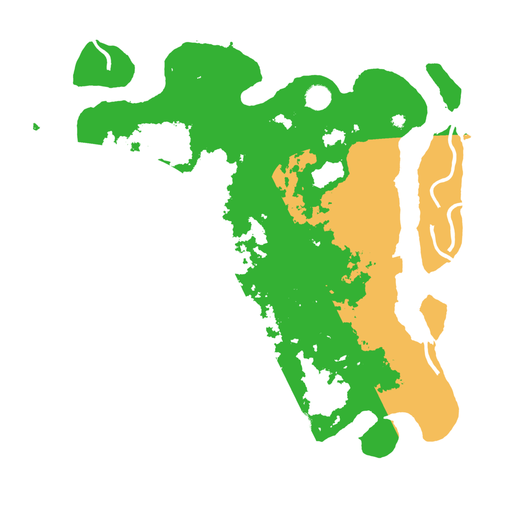 Biome Rust Map: Procedural Map, Size: 3500, Seed: 769048769