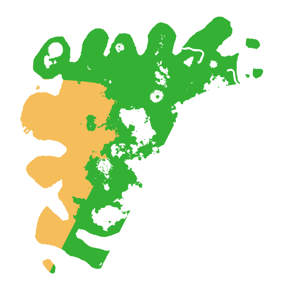 Biome Rust Map: Procedural Map, Size: 3500, Seed: 12793