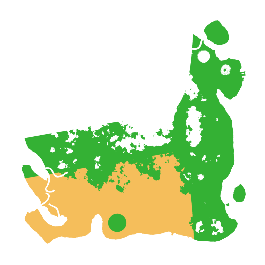 Biome Rust Map: Procedural Map, Size: 3850, Seed: 2600802