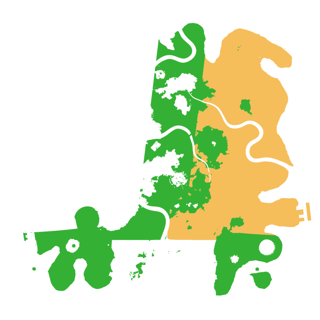 Biome Rust Map: Procedural Map, Size: 3600, Seed: 745208393