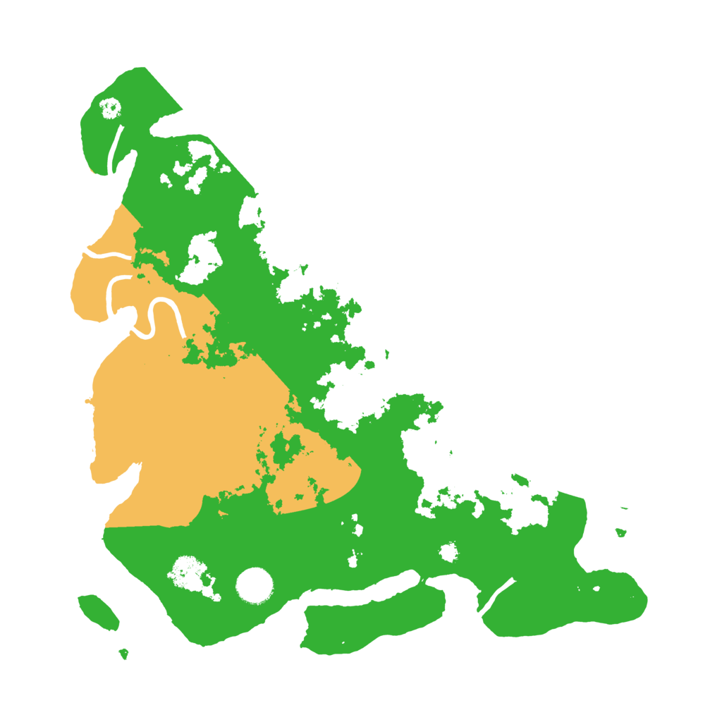 Biome Rust Map: Procedural Map, Size: 3500, Seed: 648239952