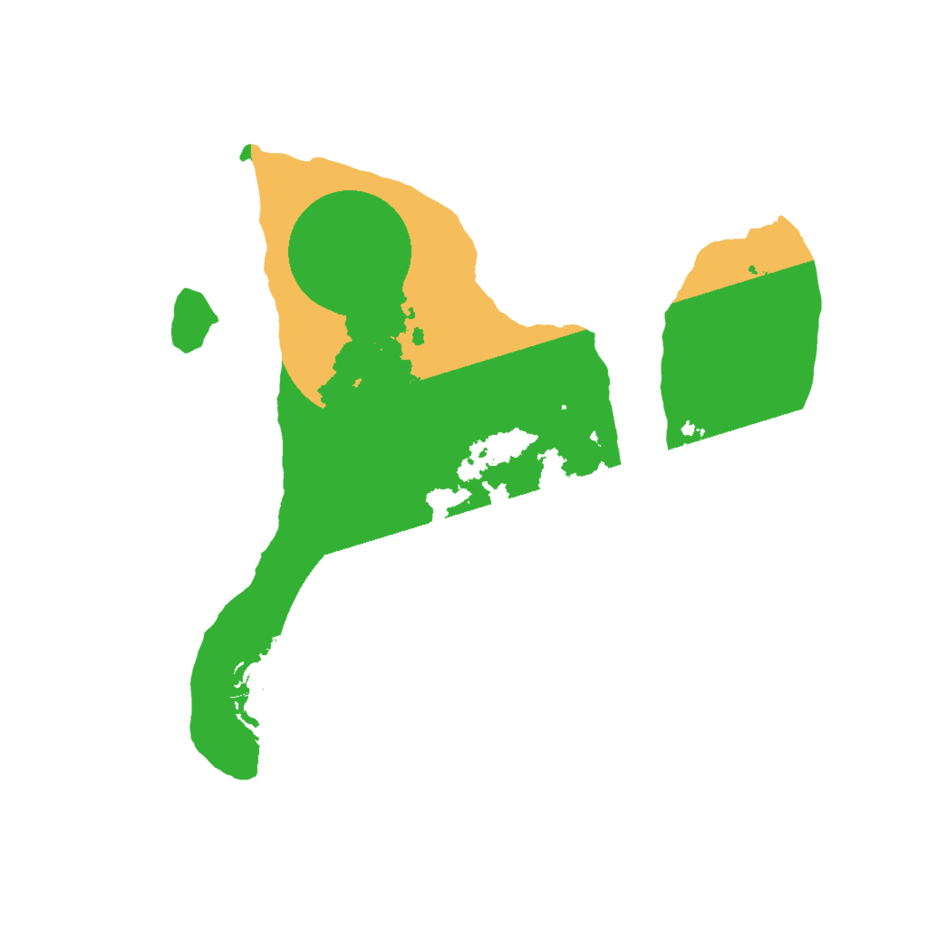 Biome Rust Map: Barren, Size: 2000, Seed: 256345