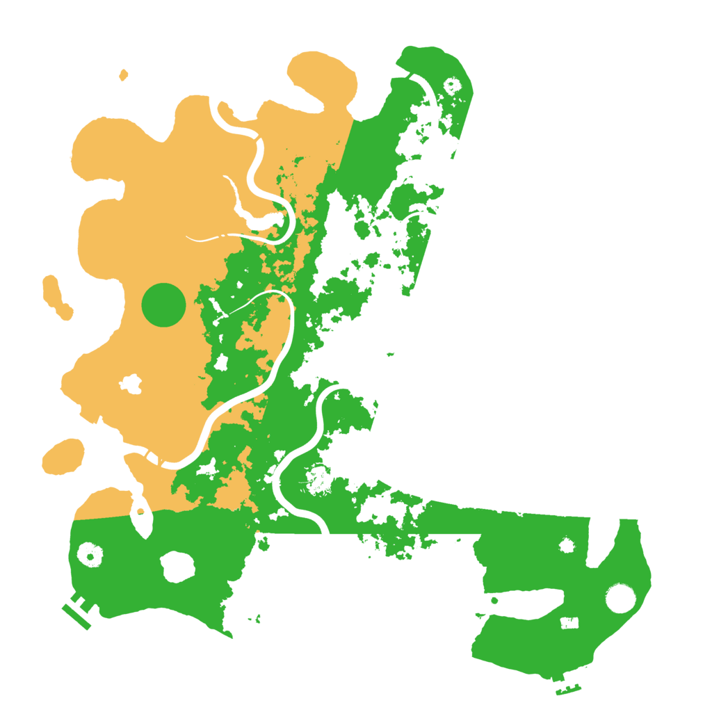 Biome Rust Map: Procedural Map, Size: 4250, Seed: 233659167