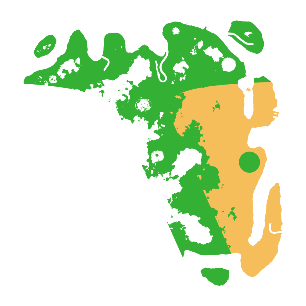 Biome Rust Map: Procedural Map, Size: 3850, Seed: 9896709
