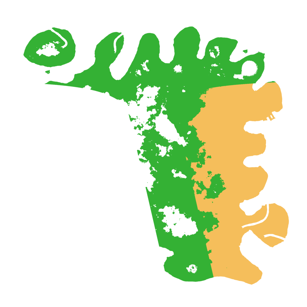 Biome Rust Map: Procedural Map, Size: 3500, Seed: 466167566