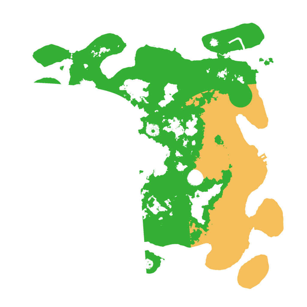 Biome Rust Map: Procedural Map, Size: 3500, Seed: 2132341036
