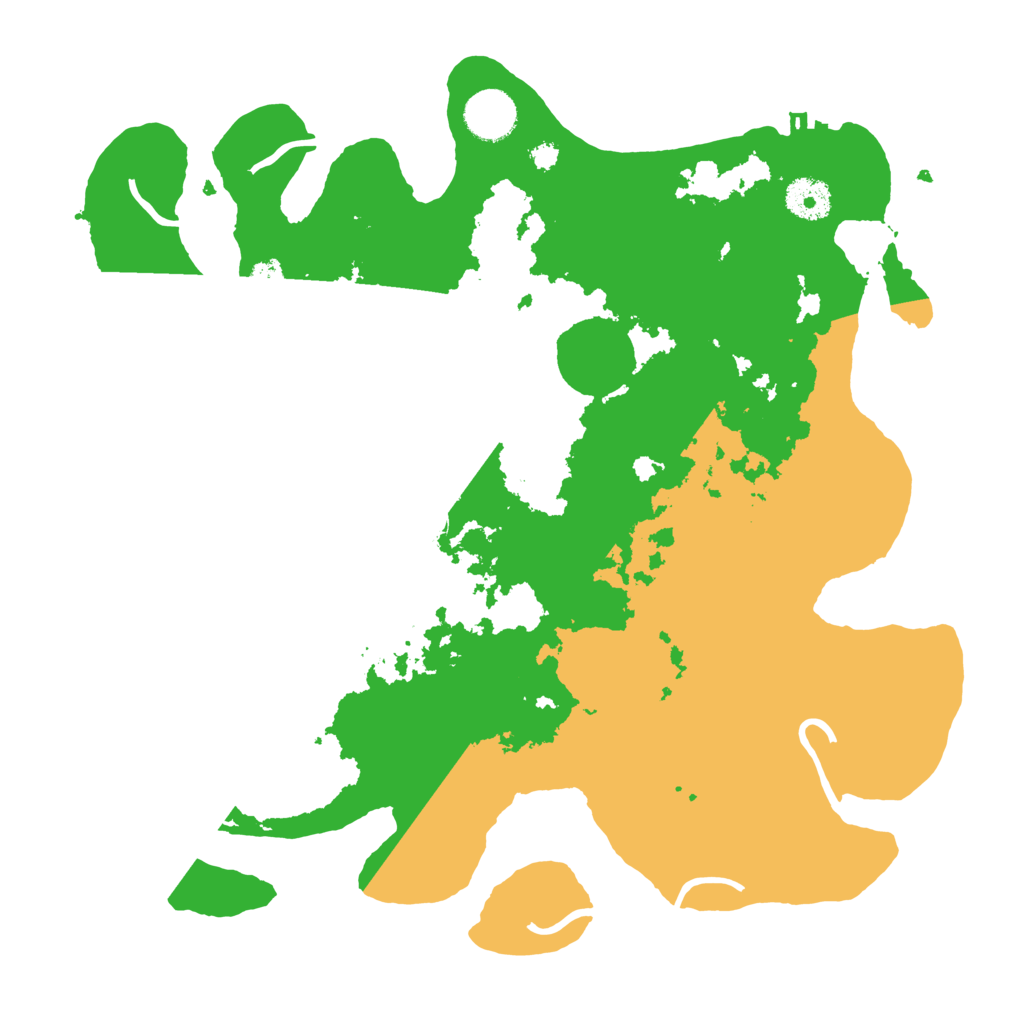 Biome Rust Map: Procedural Map, Size: 3500, Seed: 1876037296
