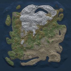 Thumbnail Rust Map: Procedural Map, Size: 4250, Seed: 286711148, 19 Monuments