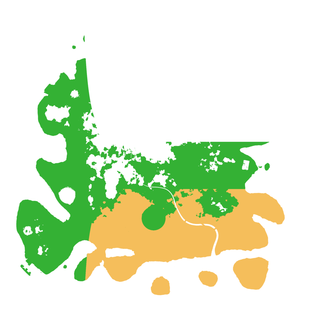 Biome Rust Map: Procedural Map, Size: 3500, Seed: 87431630