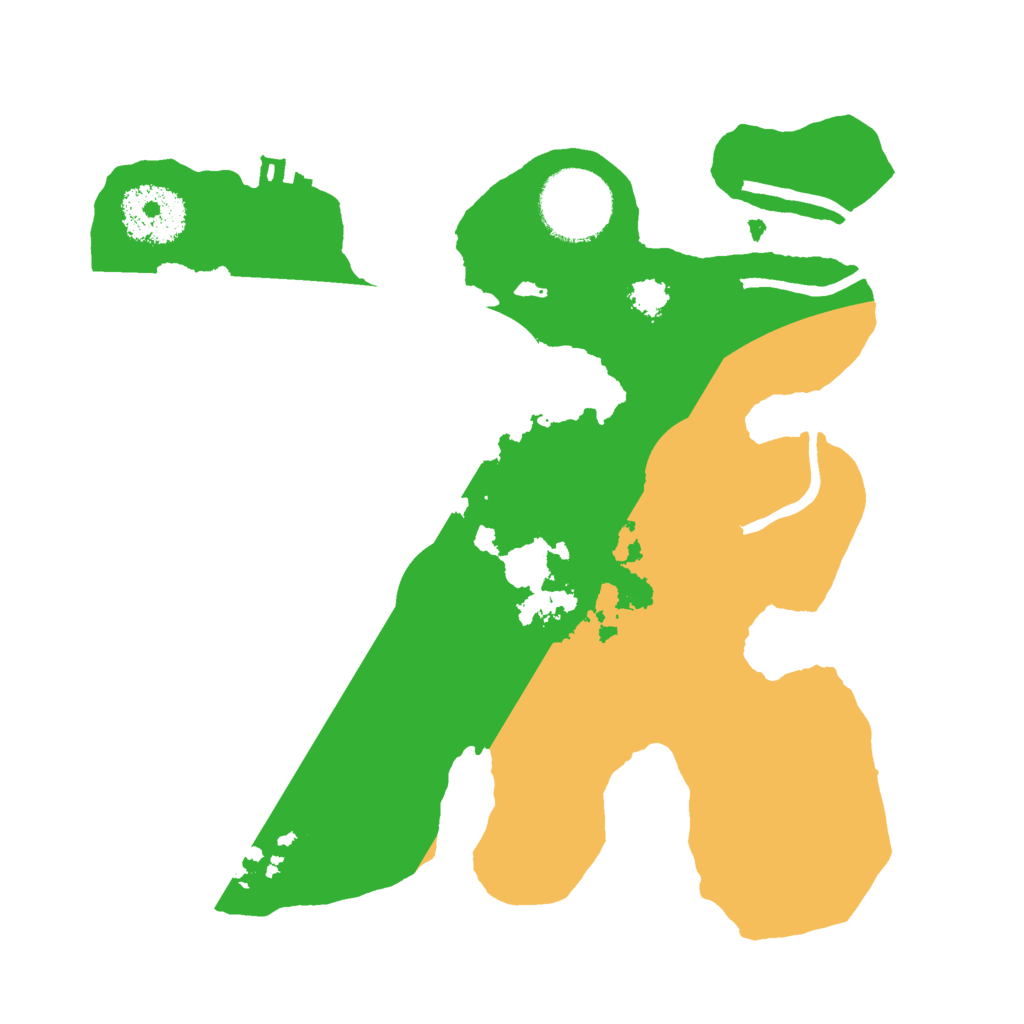 Biome Rust Map: Procedural Map, Size: 2500, Seed: 763685602