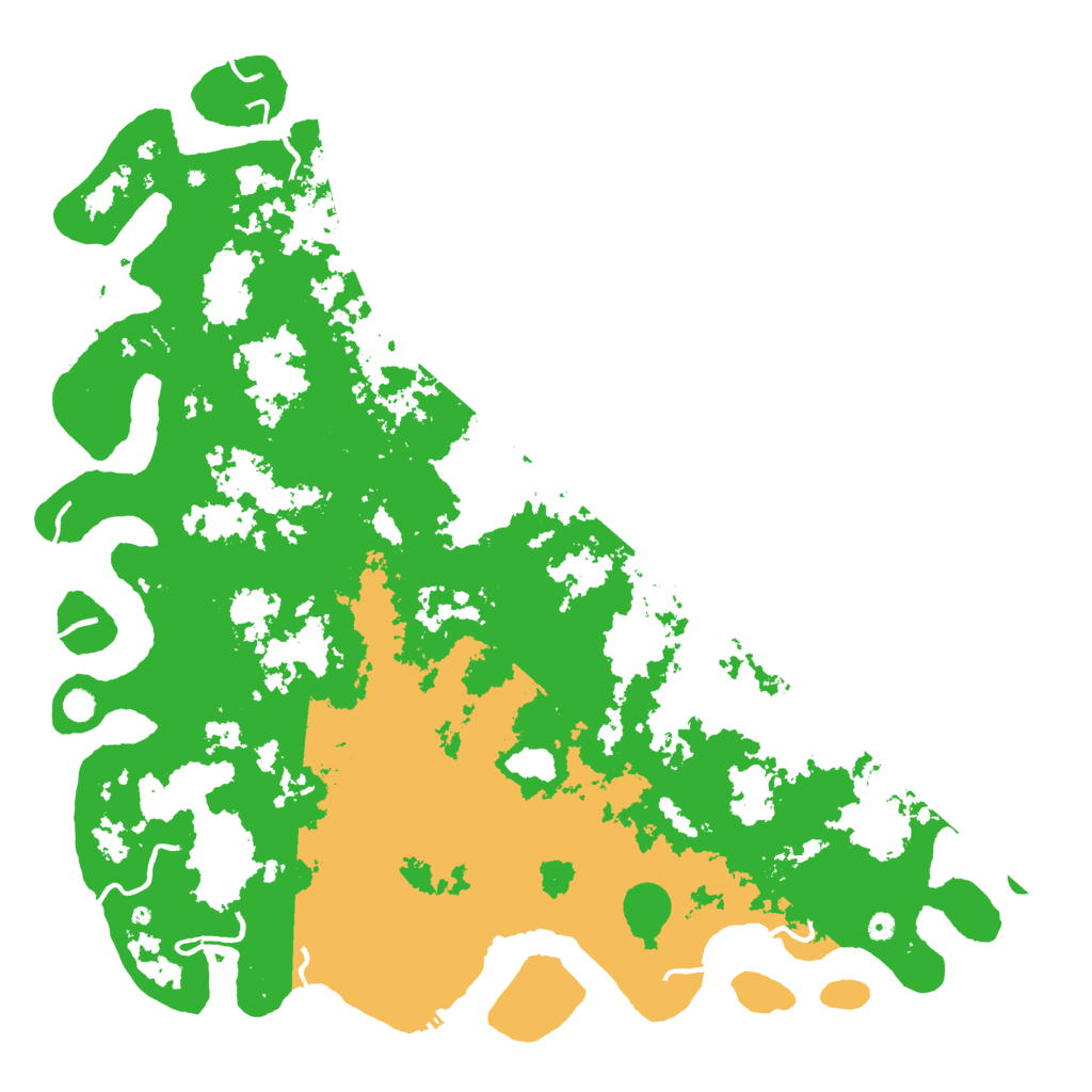 Biome Rust Map: Procedural Map, Size: 6000, Seed: 1649786
