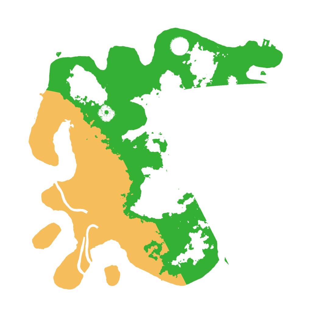 Biome Rust Map: Procedural Map, Size: 3000, Seed: 7293840