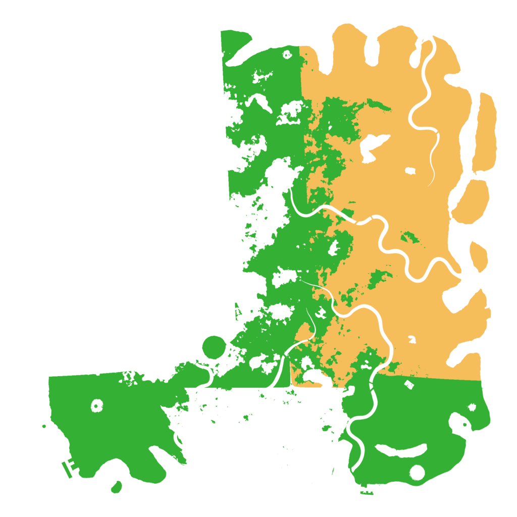 Biome Rust Map: Procedural Map, Size: 6000, Seed: 65866015