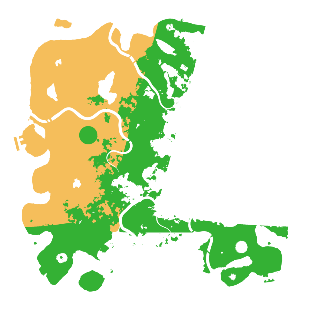 Biome Rust Map: Procedural Map, Size: 4500, Seed: 31469175