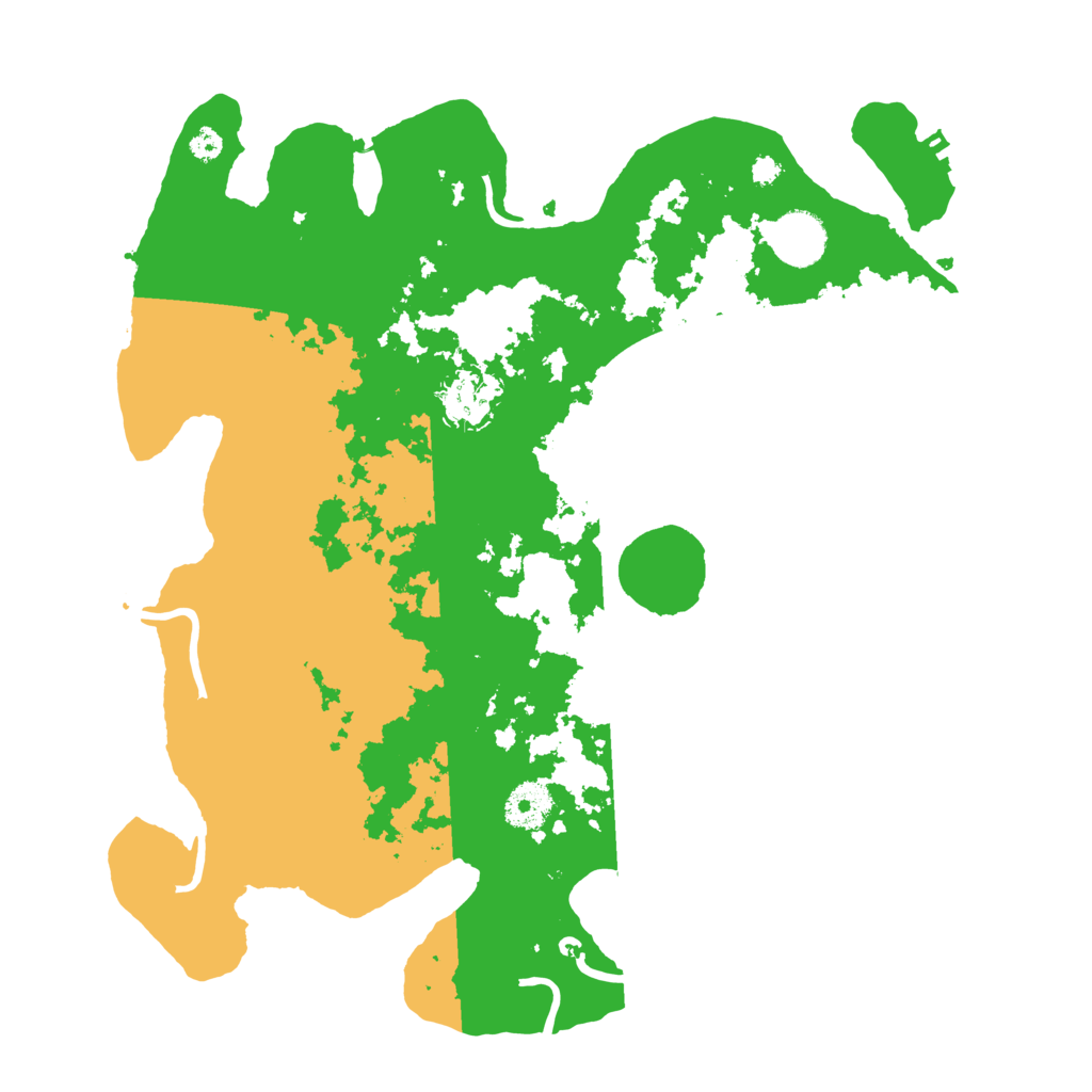 Biome Rust Map: Procedural Map, Size: 3500, Seed: 1777788