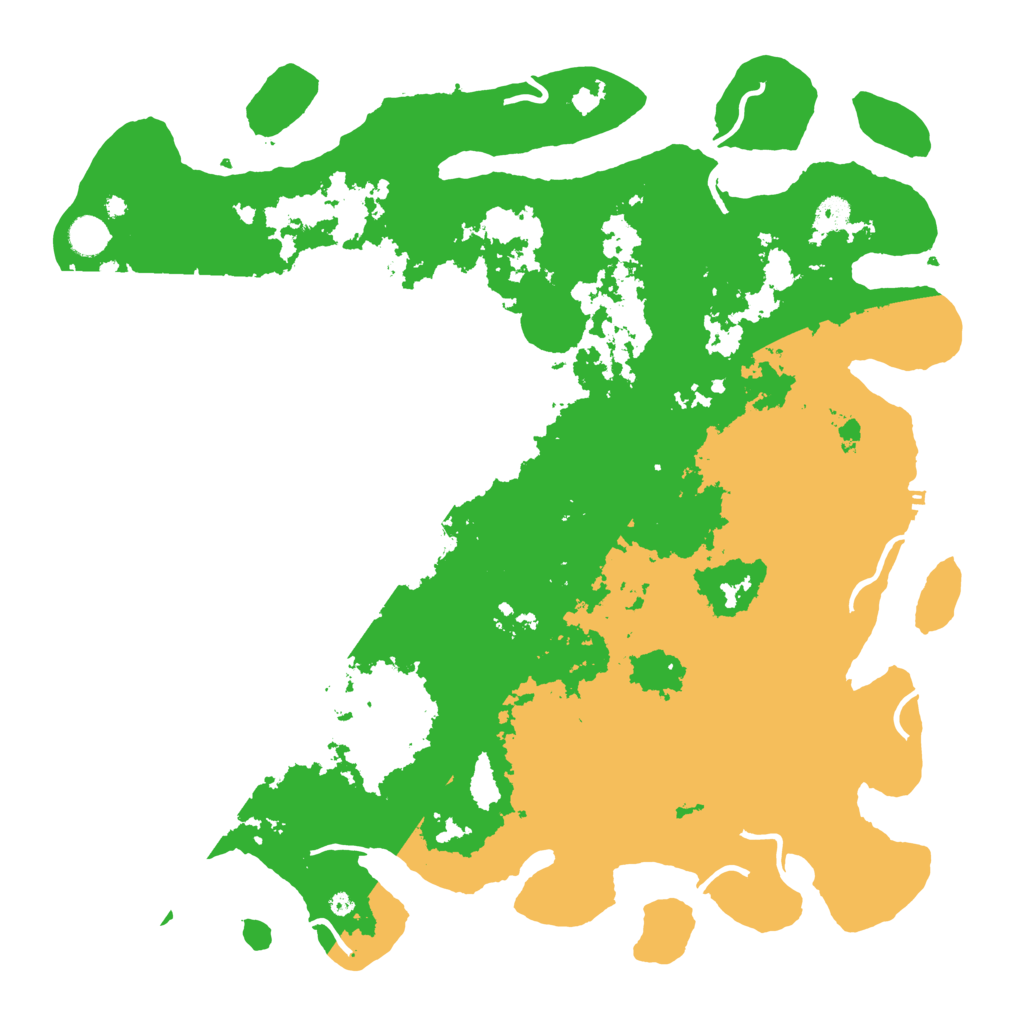 Biome Rust Map: Procedural Map, Size: 4500, Seed: 2010261165