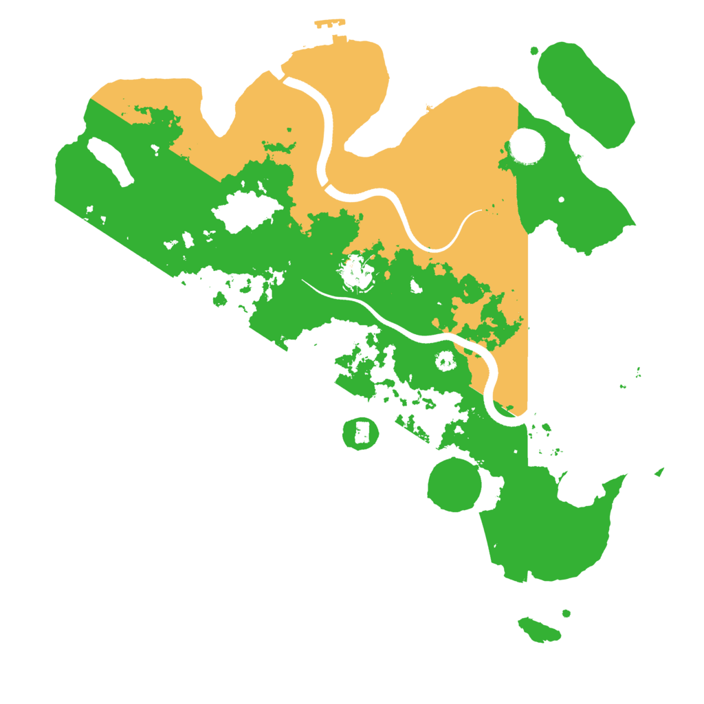 Biome Rust Map: Procedural Map, Size: 3500, Seed: 1035292297