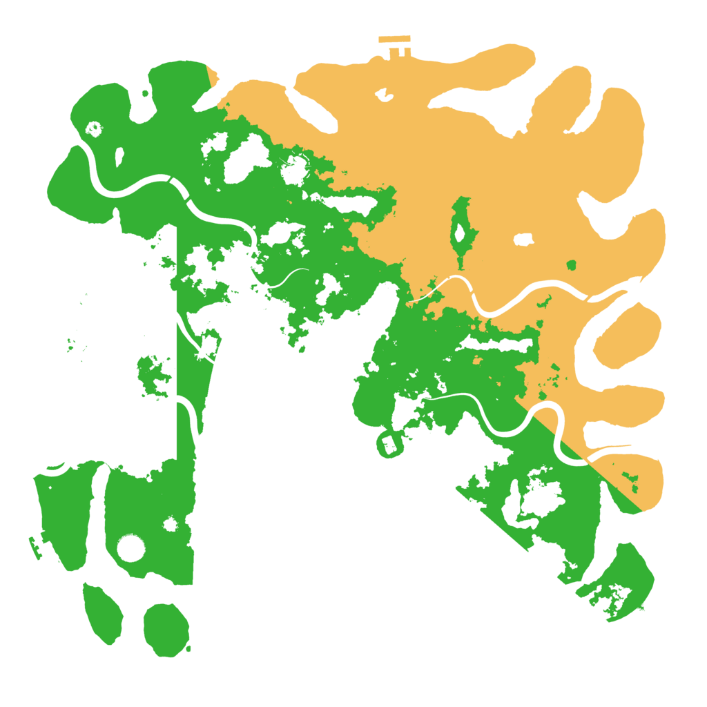 Biome Rust Map: Procedural Map, Size: 4500, Seed: 689596471