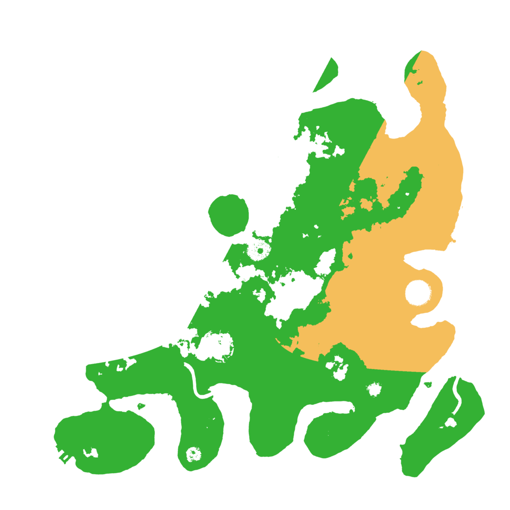 Biome Rust Map: Procedural Map, Size: 3500, Seed: 1656267639