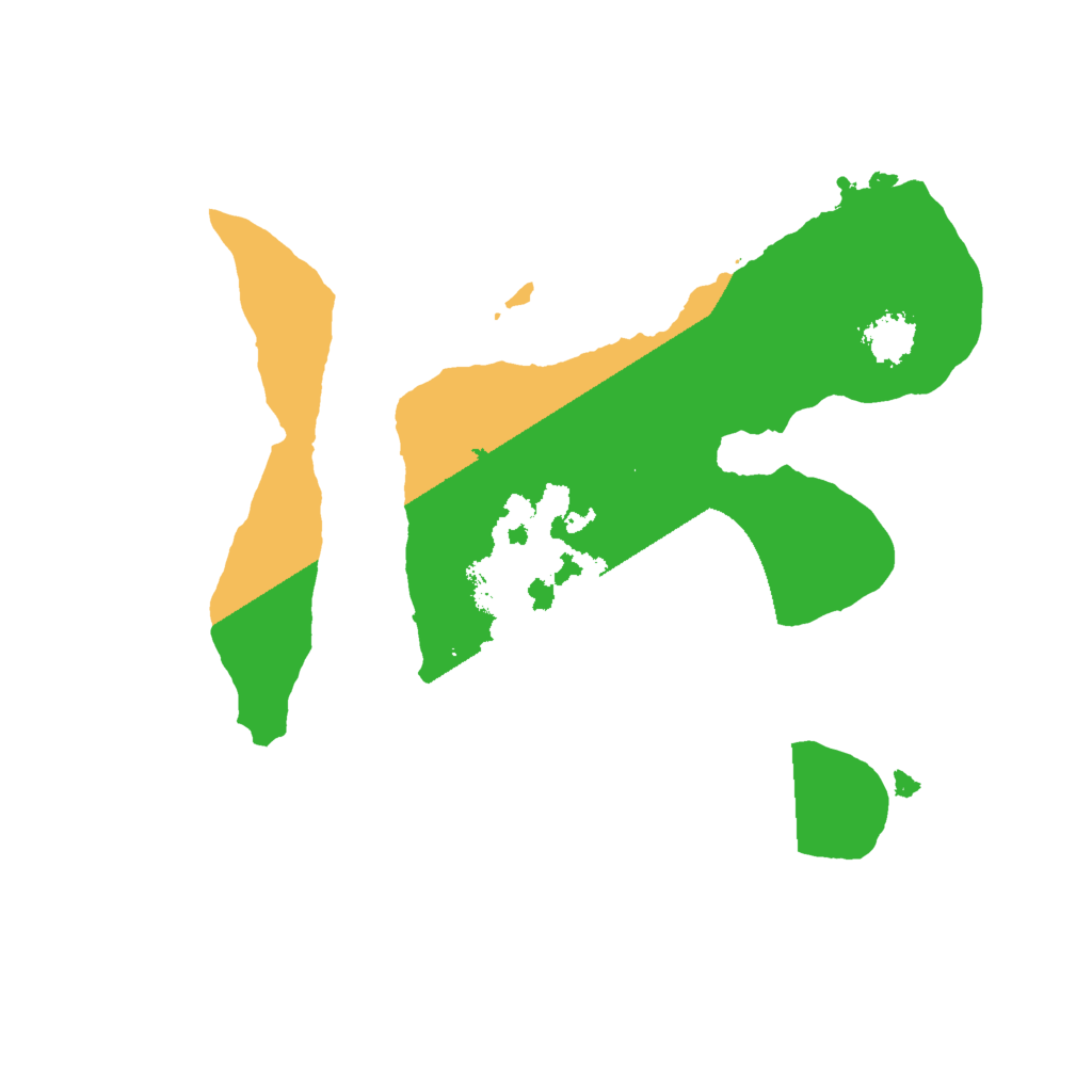 Biome Rust Map: Procedural Map, Size: 2000, Seed: 1040559132