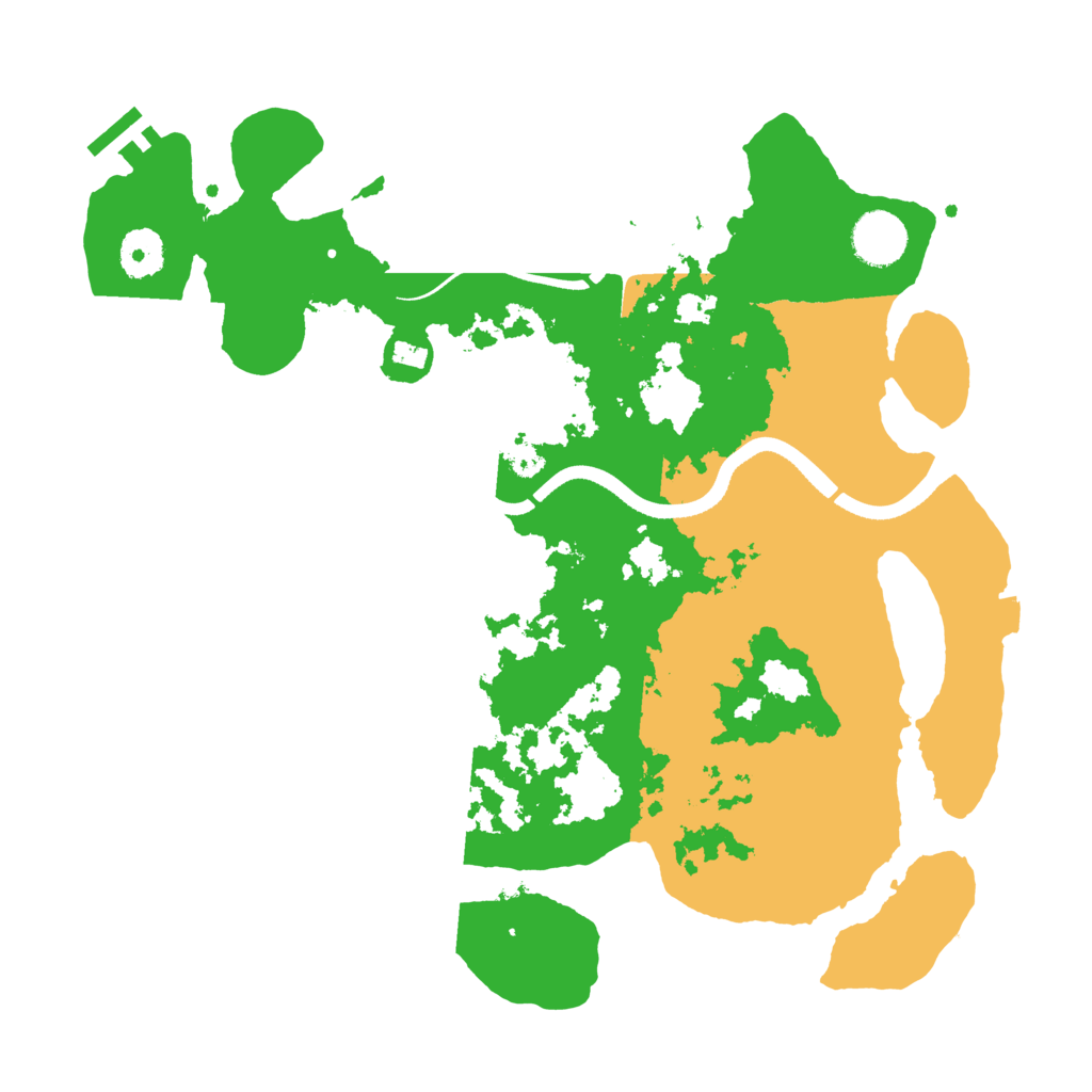 Biome Rust Map: Procedural Map, Size: 3500, Seed: 636167710