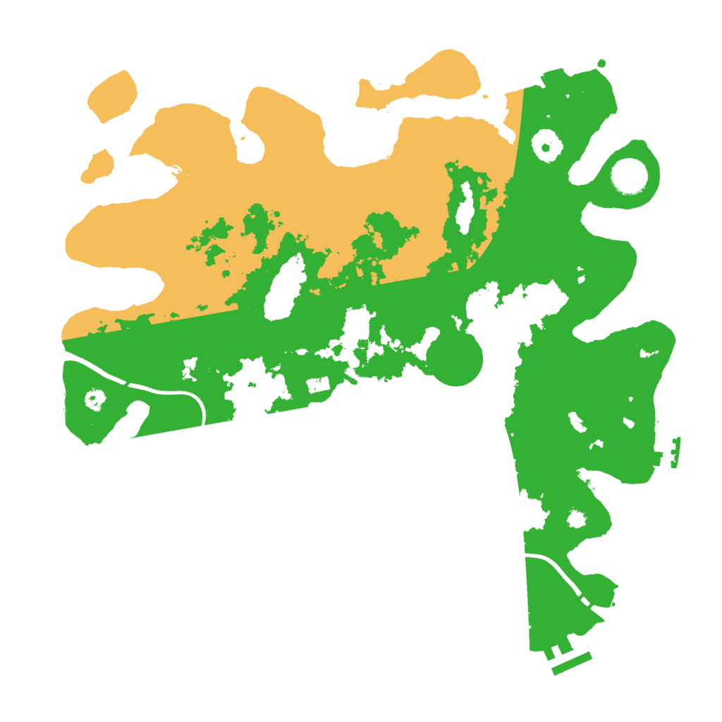 Biome Rust Map: Procedural Map, Size: 3500, Seed: 1632120372