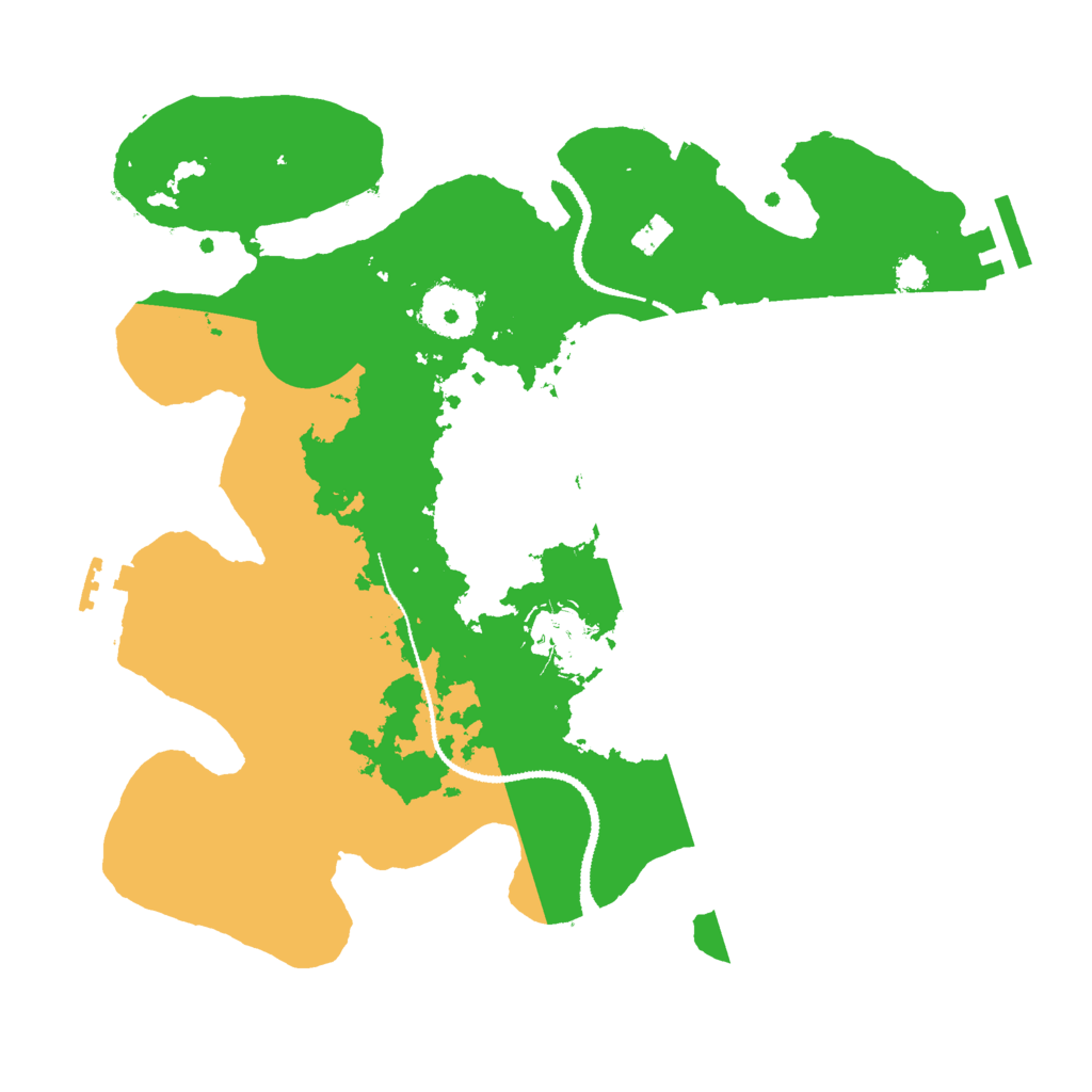 Biome Rust Map: Procedural Map, Size: 3000, Seed: 69951747