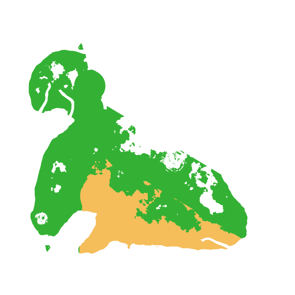 Biome Rust Map: Procedural Map, Size: 2500, Seed: 44999775