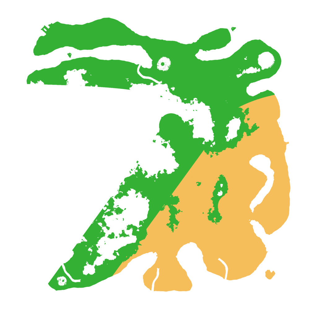 Biome Rust Map: Procedural Map, Size: 3500, Seed: 26819705