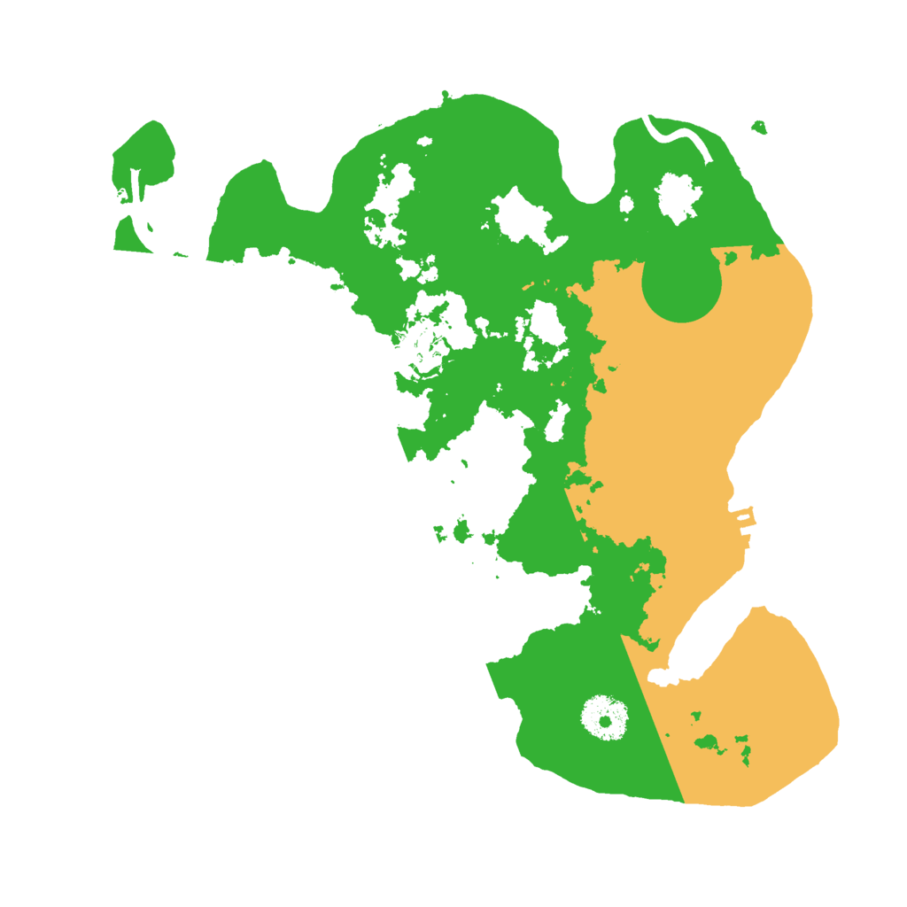 Biome Rust Map: Procedural Map, Size: 3000, Seed: 4231967