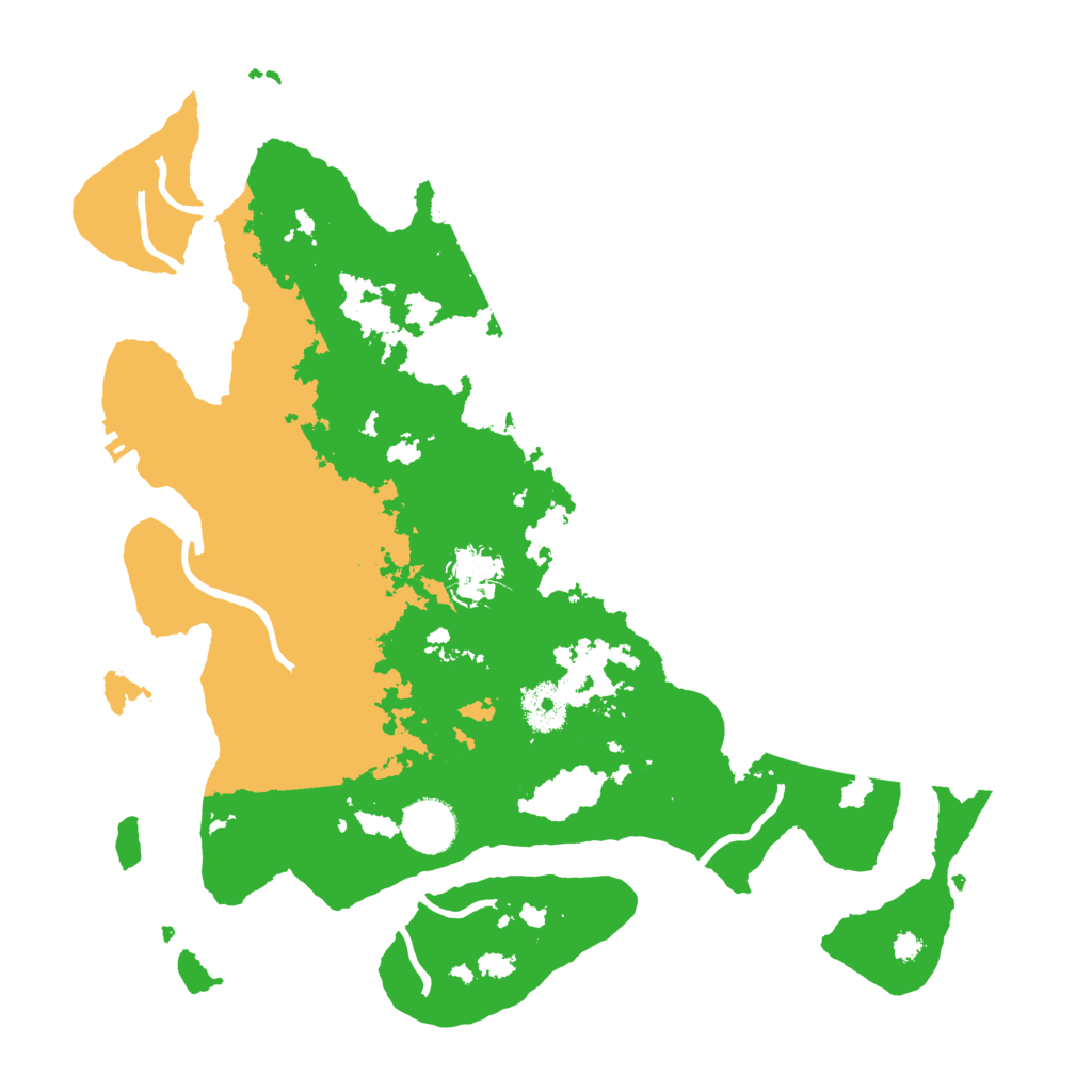 Biome Rust Map: Procedural Map, Size: 3500, Seed: 234614