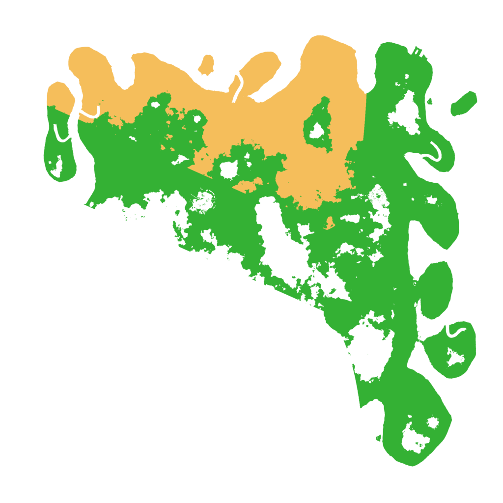 Biome Rust Map: Procedural Map, Size: 4100, Seed: 11230