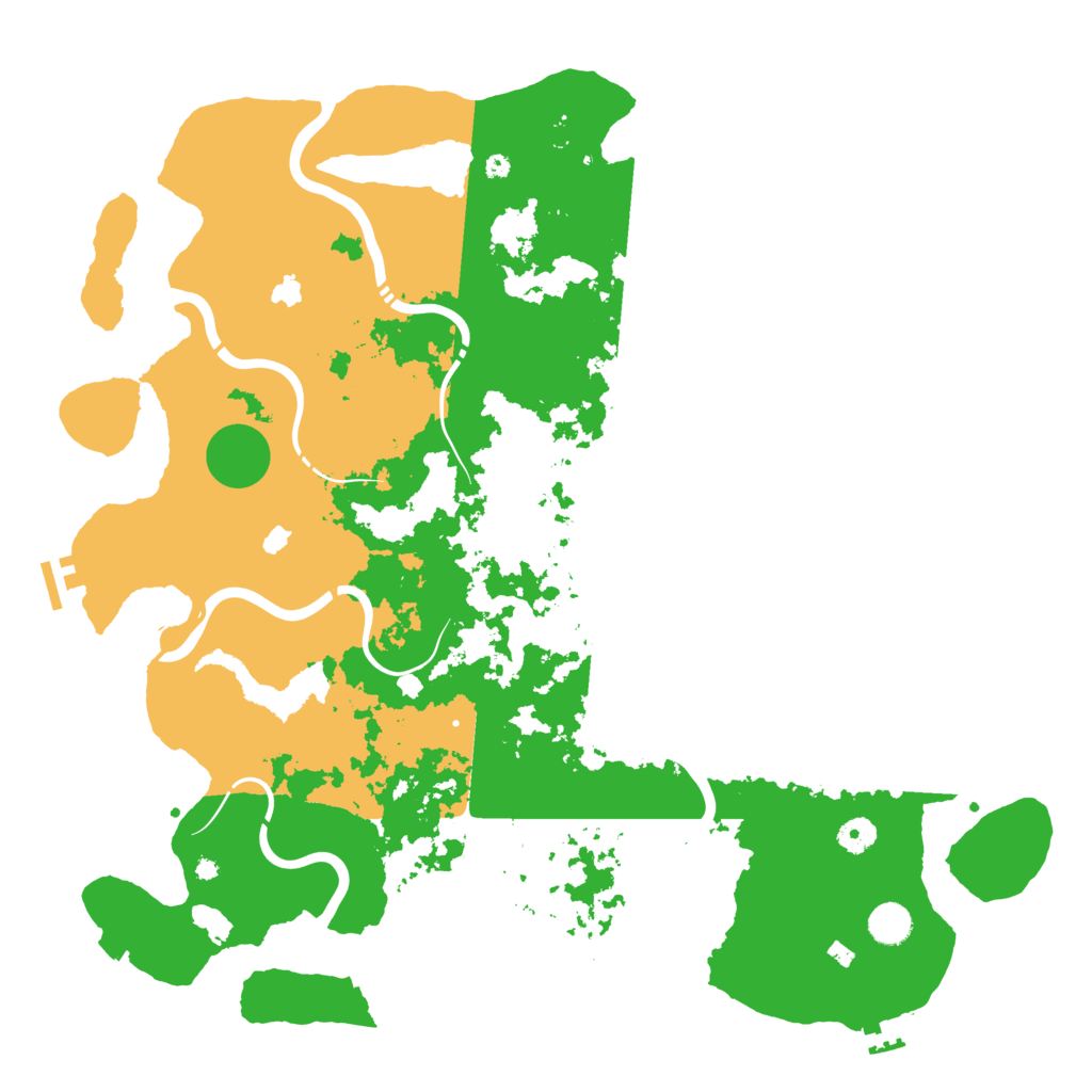 Biome Rust Map: Procedural Map, Size: 4500, Seed: 1655196795