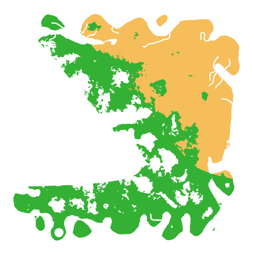 Biome Rust Map: Procedural Map, Size: 5000, Seed: 648256