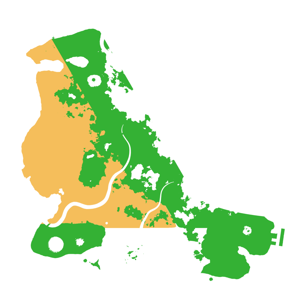 Biome Rust Map: Procedural Map, Size: 3500, Seed: 579159012
