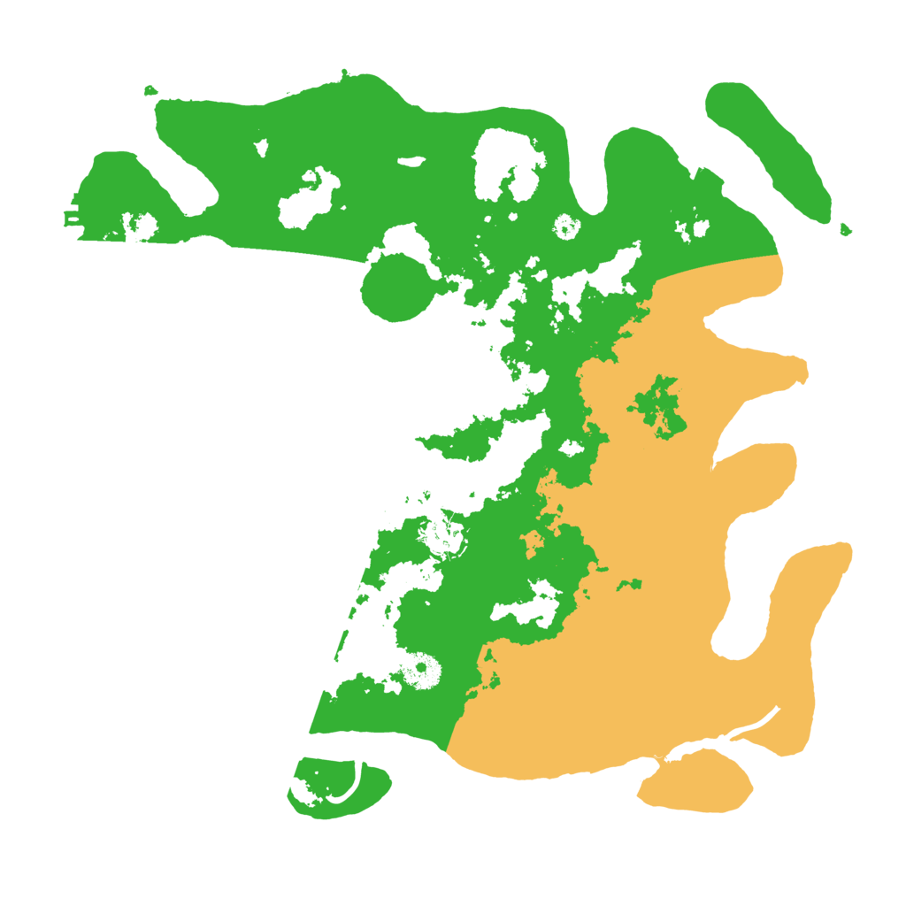 Biome Rust Map: Procedural Map, Size: 3600, Seed: 99193828
