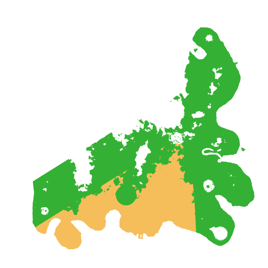 Biome Rust Map: Procedural Map, Size: 3500, Seed: 1248988767