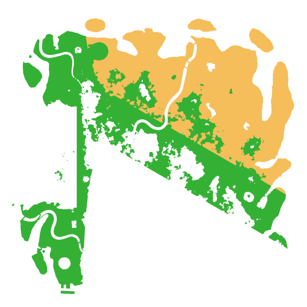 Biome Rust Map: Procedural Map, Size: 4500, Seed: 1242703505