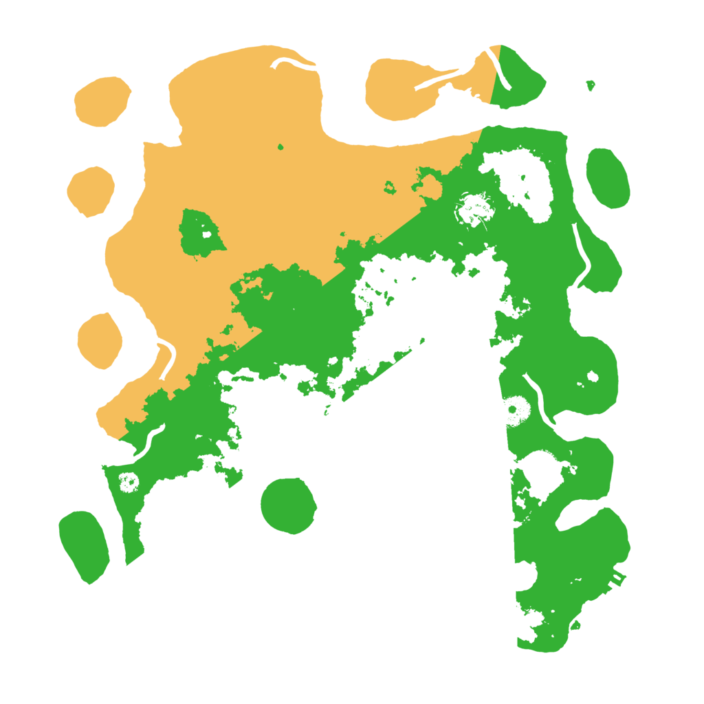 Biome Rust Map: Procedural Map, Size: 3500, Seed: 1526839303