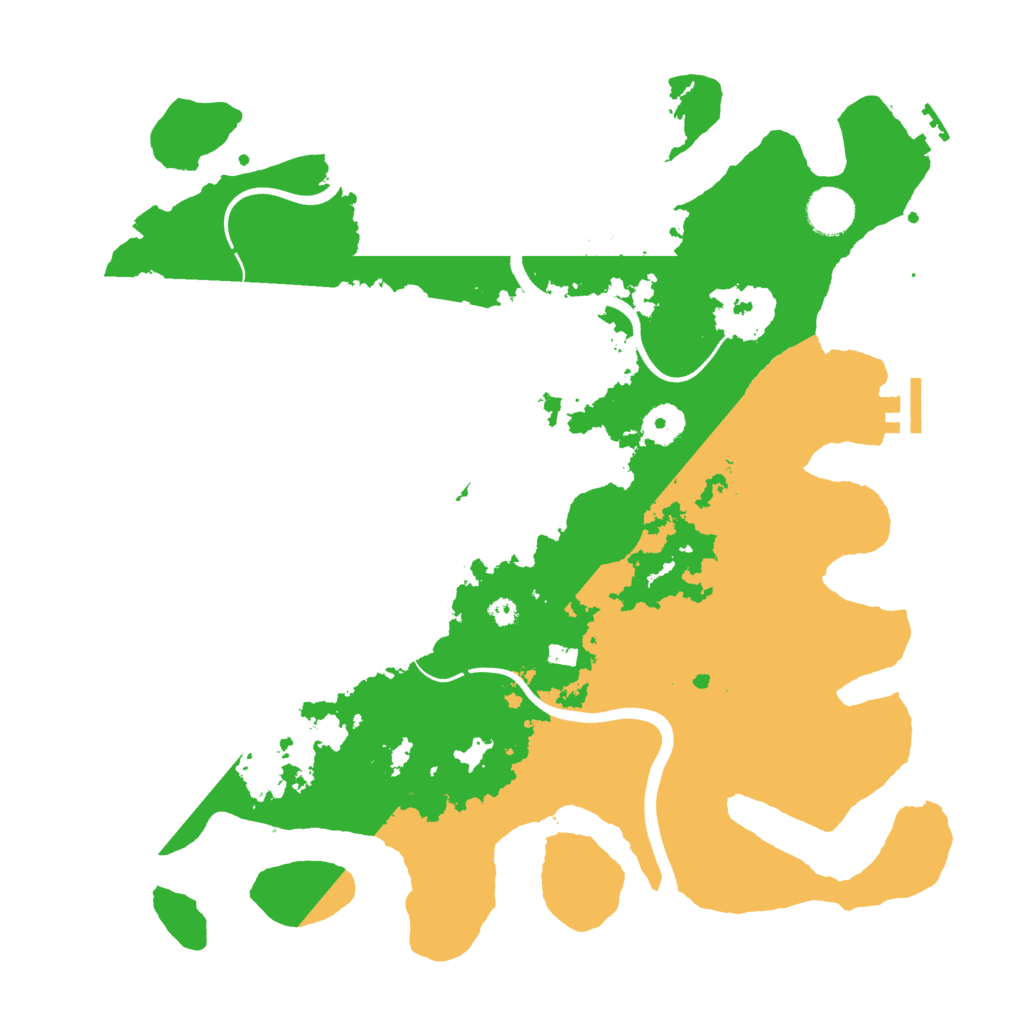 Biome Rust Map: Procedural Map, Size: 3750, Seed: 615064676